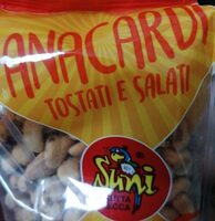 Anacardi tostati e salati