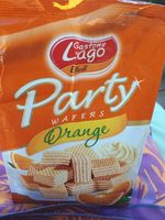 Party wafers orange