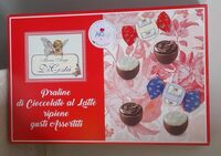 Praline di cioccolato al latte ripiene di gusti assortiti