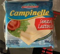 Formaggio fuso a fetteCampinelle senza lattosio