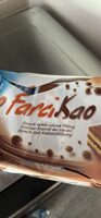 Snack with cocoa filling