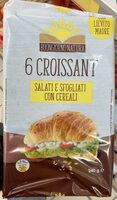 Croissant salati e sfogliati con cereali