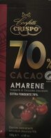 AMARENE ricoperte di finissimo cioccolato extra fondente 70p