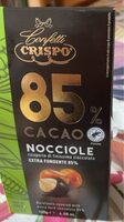 Nocciole ricoperte di cioccolato fondente 85%