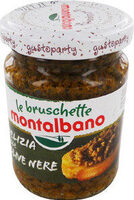 Bruschetta Olive Nere Montalbano GR. 130