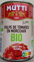 Tomatenpulp in stukjes