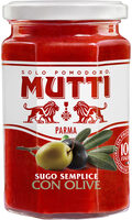 Sauce tomate aux olives Leccino