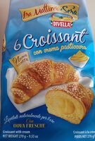 Croissant con crema pasticcera