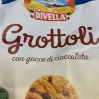 Grottoli con gocce di cioccolato