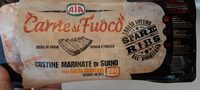 Costine marinate di suino BBQ