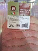 Jambon rôti aux herbes