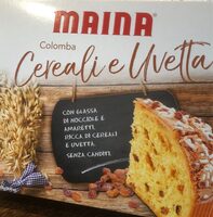 Colomba cereali e uvetta