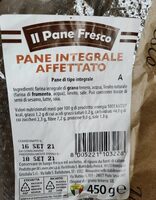 Pane integrale affettato