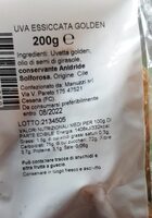 Uva essiccata golden