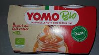 Yaourt au lait entier et miel