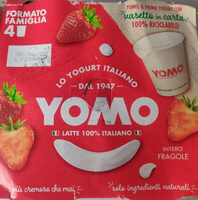 Yogurt intero con fragola