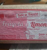 Gelato Artigianale Fragola e Limone