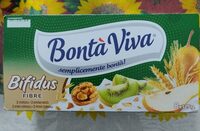 Latte fermentato con bifidus al kiwi e cereali
