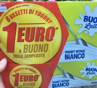 Yogurt intero bianco