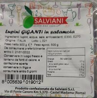 Lupini giganti in salamoia