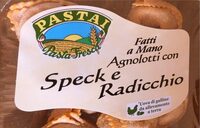 Agnolotti con speck e radicchio