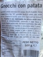 Gnocchi con patate