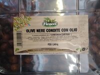 Olive nere condite con olio