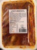 Lasagne mille-feuille 20 % bœuf origine France