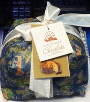 Panettone con gotas de chocolate negro