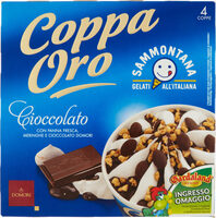 Coppa oro cioccolato