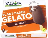 Gelato Pinneis med Sjokolade Vegansk, 3stk, 250 g