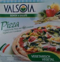 Pizza vegetal con 5 verduras