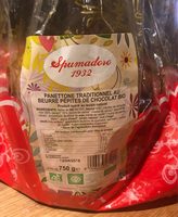 Panettone traditionel au beurre pepites de chocolat bio