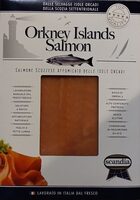 Salmone scozzese affumicato delle isole Orcadi
