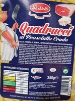 Quadrucci al prosciutto crudo