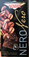 Nero Nero 70% con granella di caffè arabica