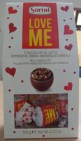 Bombones chocolate con lecje LOVE ME