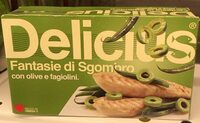 Fantasie di sgombro con olive e fagiolini