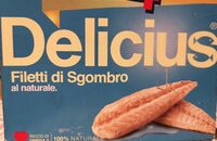 Filetti di sgombro al naturale
