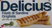 Filetti di sardina grigliata all'olio d'oliva