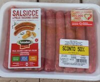 Salsicce pollo tacchino e suino