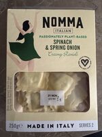 SPINACH & SPRING ONION Creamy Ravioli