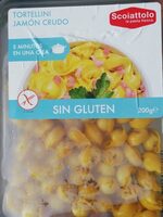 Tortellini jamón sin gluten