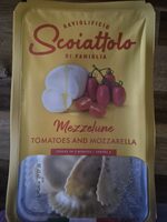 Mezzelune tomatoes and mozzarella