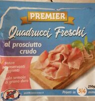 Quadrucci freschi al prosciutto crudo