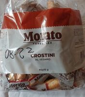 Crostini al sesamo
