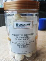Noisettes enrobées de chocolat blanc & coco