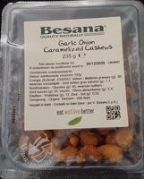 Garlic Onion Caramelized Cashews
