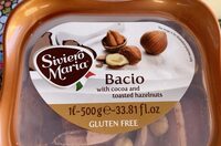Bacio with cacao and toasted hazelnuts