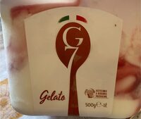 Gelato panna e fragola